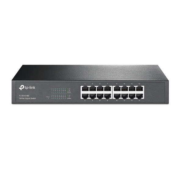Switch para rack / escritorio de 16 puertos Gigabit
