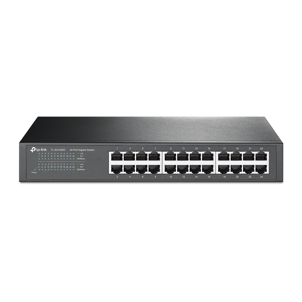 Switch para rack / escritorio de 24 puertos Gigabit